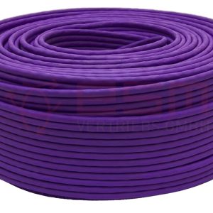 ESM CAT7 Netzwerkkabel Duplex 2X4X2X23AWG S/FTP LSZH 1200MHz Dca s2,d2,a2 Lila 100m Ring