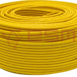 ESM CAT7A Netzwerkkabel Duplex 2X4X2X22AWG S/FTP LSZH 1500MHz Cca Gelb 100m Ring